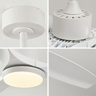 ELEMENT ACE Modern Ceiling Fan with Dimmable LED Light and Remote Control
