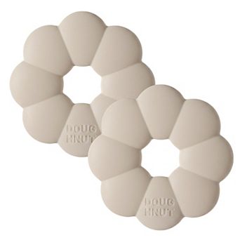 2 pc Flower Shaped Silicone Cup Coaster with Heat Resistant Non Slip Design