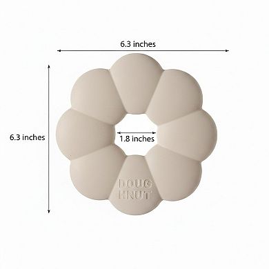 2-PC Flower Shaped Silicone Cup Coaster with Heat Resistant Non Slip Design