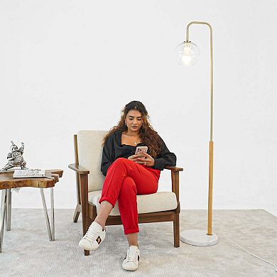 ELEMENT ACE Tall Corner Floor Lamp for Living Room Bedroom and Office Illumination