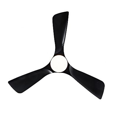 ELEMENT ACE 42 Inch Flush Mount Ceiling Fan with Integrated LED Light and Remote Control