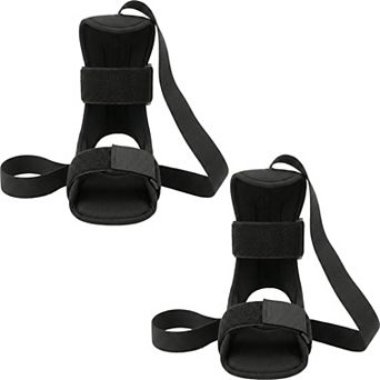 2 pc Stretch Strap with Foot Support Adjustable Yoga Flexibility Band