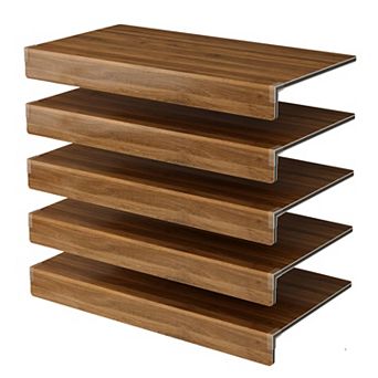 ELEMENT ACE 5 pc Foamed PVC Wire Shelf Covers for Closet and Pantry Storage