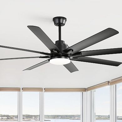 ELEMENT ACE 52-Inch Smart Ceiling Fan with Integrated Light and Voice Control