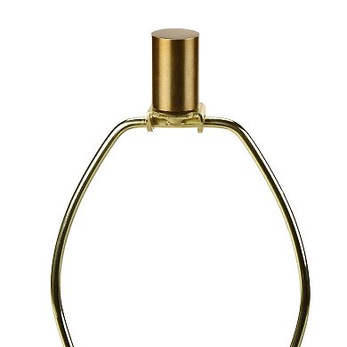 ELEMENT ACE Contemporary Table Lamp with Black Concrete Base and Fabric Shade