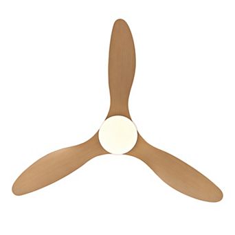ELEMENT ACE Ultra-Slim Flush-Mount Ceiling Fan with Remote Control and Light