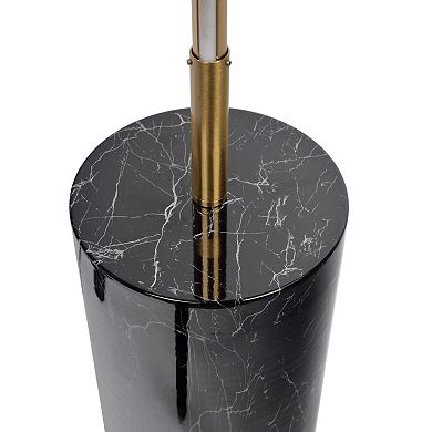 ELEMENT ACE LED Floor Lamp with Faux Marble Base and On/Off Switch