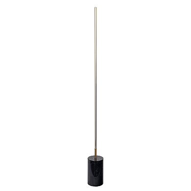 ELEMENT ACE LED Floor Lamp with Faux Marble Base and On/Off Switch