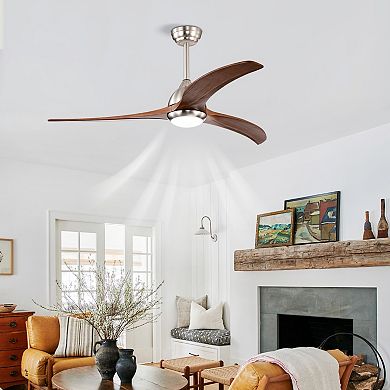 ELEMENT ACE 52 Inch Indoor Outdoor Ceiling Fan with Light and Remote Control