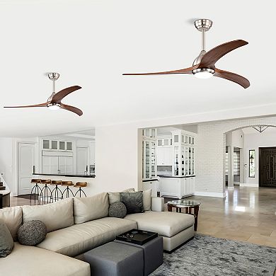 ELEMENT ACE 52 Inch Indoor Outdoor Ceiling Fan with Light and Remote Control