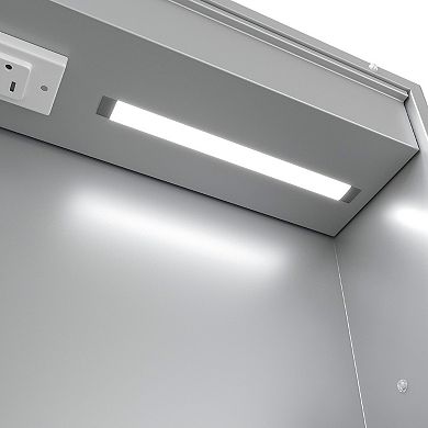 ELEMENT ACE LED Illuminated Bathroom Mirror Cabinet with Anti-Fog and Adjustable Lighting