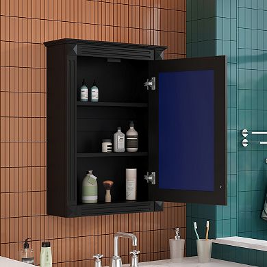 ELEMENT ACE Wall Mounted Bathroom Storage Cabinet with Adjustable Mirror