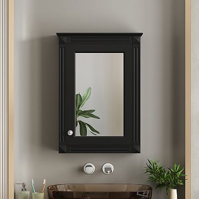 ELEMENT ACE Wall Mounted Bathroom Storage Cabinet with Adjustable Mirror