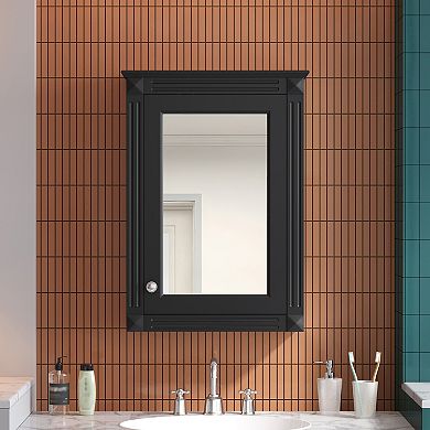 ELEMENT ACE Wall Mounted Bathroom Storage Cabinet with Adjustable Mirror