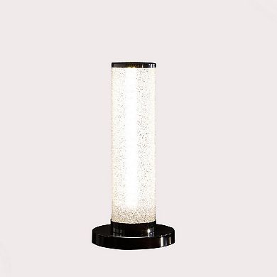 ELEMENT ACE White Crystal Sand Rocks Column LED Table Lamp