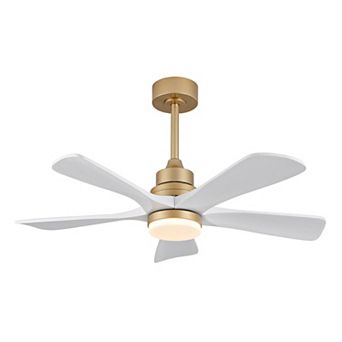ELEMENT ACE 42 Inch Indoor Ceiling Fan with Dimmable LED Light and Remote Control