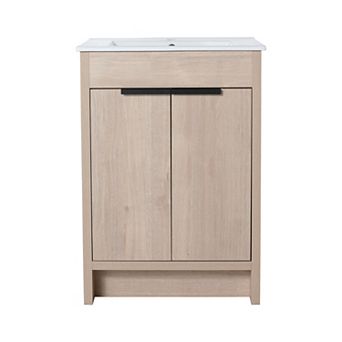 ELEMENT ACE Freestanding Bathroom Vanity with Soft-Close Cabinet Doors and Adjustable Shelves