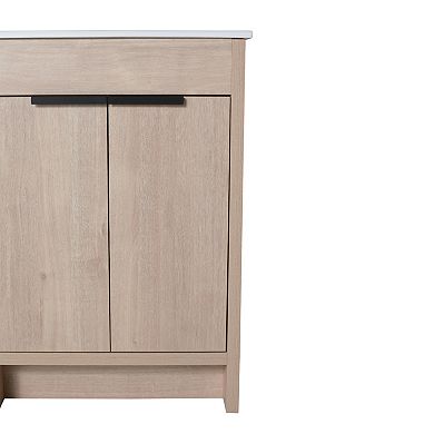 ELEMENT ACE Freestanding Bathroom Vanity with Soft-Close Cabinet Doors and Adjustable Shelves