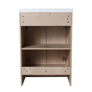 ELEMENT ACE Freestanding Bathroom Vanity with Soft-Close Cabinet Doors and Adjustable Shelves