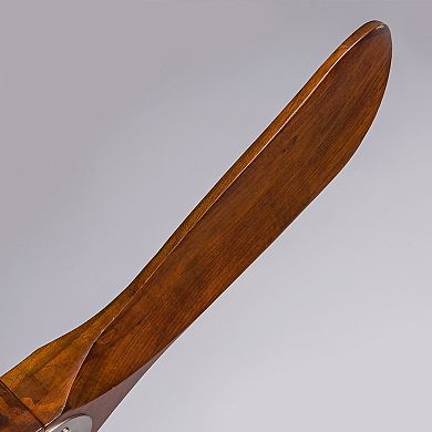 ELEMENT ACE Solid Wood Outdoor Ceiling Fan with Remote Control for Patio Living Room Bedroom