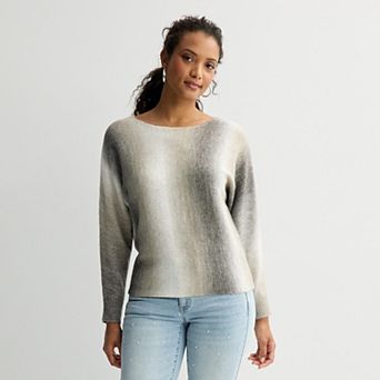 Women's Apt. 9® Long Dolman Sleeve Boatneck Sweater