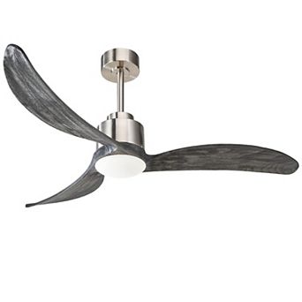 ELEMENT ACE 52-Inch Reversible Quiet DC Motor Ceiling Fan with LED Light and Remote Control
