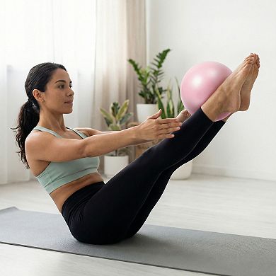 2-PC Mini Exercise Ball for Pilates Yoga Core Stability Training