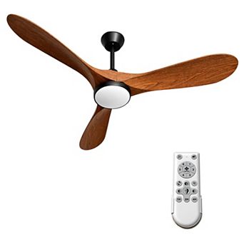 ELEMENT ACE Modern Ceiling Fan with Integrated Light and Remote Control for Indoor Use