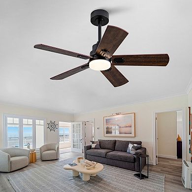 ELEMENT ACE Smart 42-Inch Indoor Outdoor Ceiling Fan with Light Remote Control