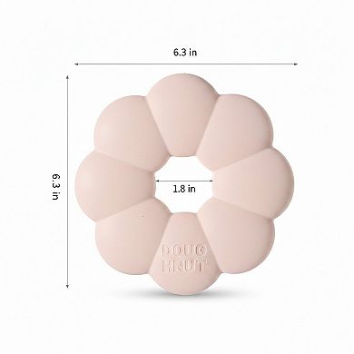 2-PC Flower Shaped Silicone Cup Coaster with Heat Resistant Non Slip Design