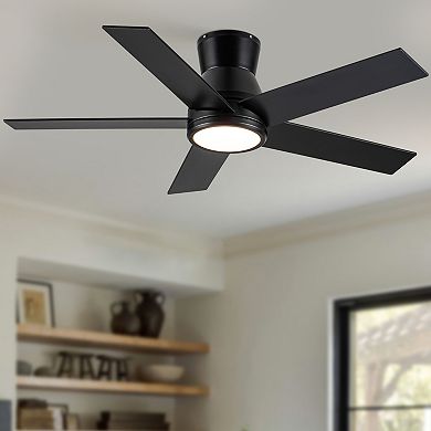 ELEMENT ACE 52 Inch Low Profile Ceiling Fan with Integrated Light Fixture