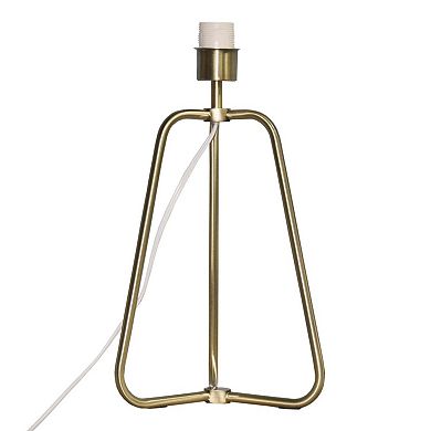 ELEMENT ACE Modern Table Lamp with Marble Pattern Shade and Bronze Base