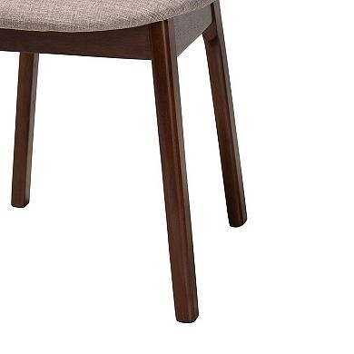 Baxton Studio Darrion Upholstered Dining Chair Set of 2