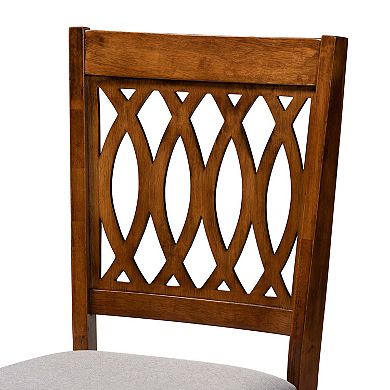 Baxton Studio Florencia Upholstered Dining Chair Set of 2