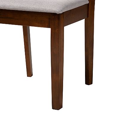 Baxton Studio Florencia Upholstered Dining Chair Set of 2