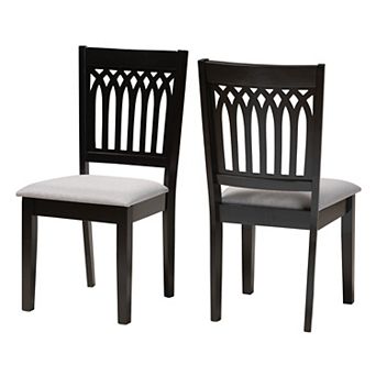 Baxton Studio Genesis Dining Chair Set of 2