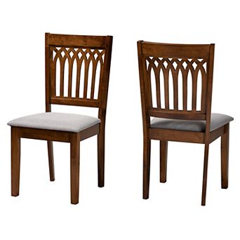 Baxton Studio Genesis Dining Chair Set of 2