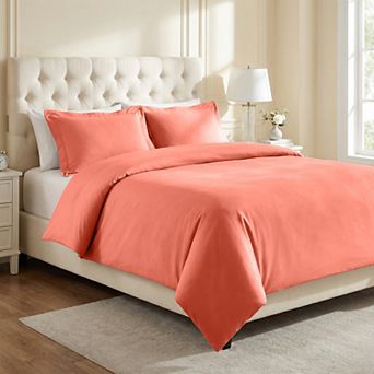 SUPERIOR Egyptian Cotton 700 Thread Count Solid Duvet Cover Set