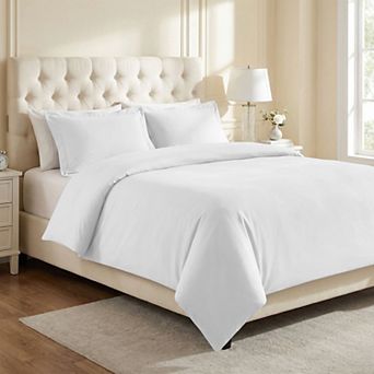 SUPERIOR Egyptian Cotton 700 Thread Count Solid Duvet Cover Set