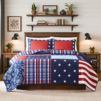 Avanti Americana Reversible Quilt & Sham Set