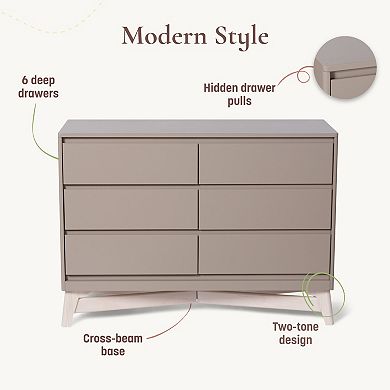 Little Seeds Pala 6-Drawer Dresser