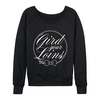 Women's The Devil Wears Prada Gird Your Loins French Terry Long Sleeve Tee