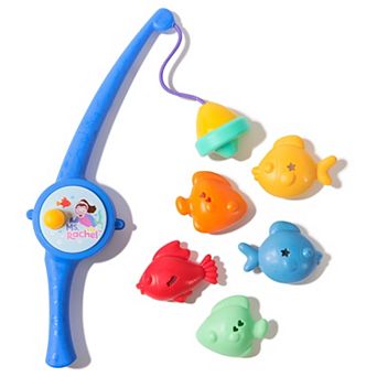 Spin Master Ms. Rachel Counting Fishes Playset with 5 Floatable Toy Fish Educational Toy