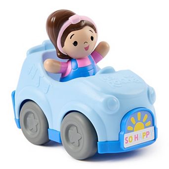 Spin Master Ms. Rachel Click-in Figure Pull Back Action Vehicle Educational Toy