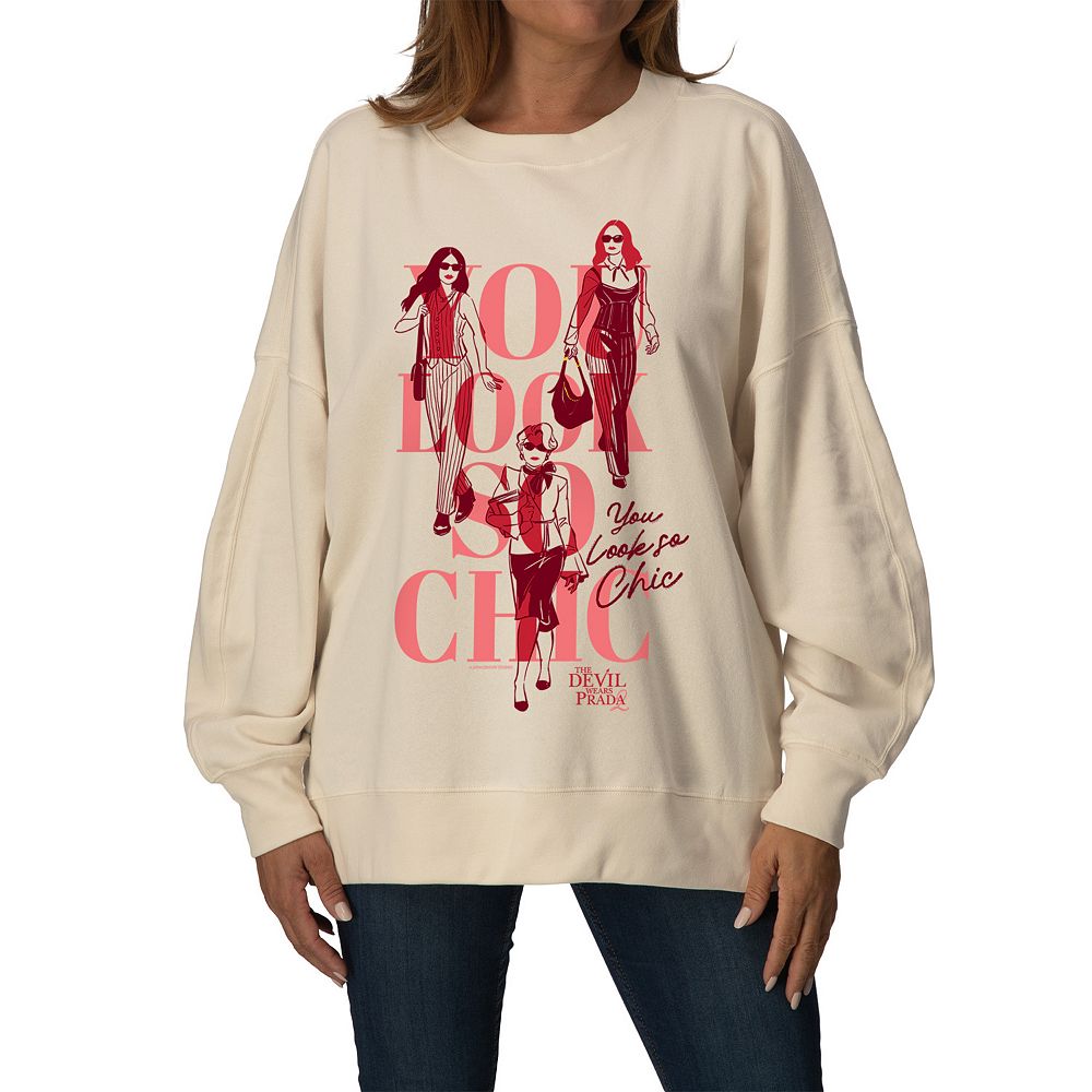 Women's The Devil Wears Prada You Look So Chic Oversized Fleece