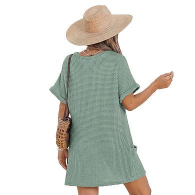 Women's Cupshe V-Neck Mini Dress with Pockets
