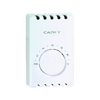 Cadet Wall Mount Heating Dial Double Pole Line Voltage Thermostat