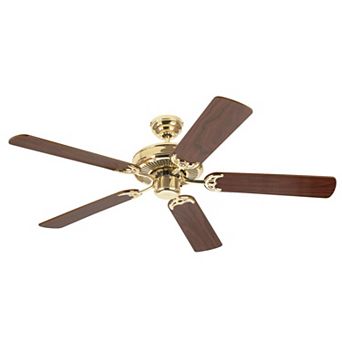 Westinghouse Contractor's Choice 52 in Polished Brass Brown Indoor Ceiling Fan