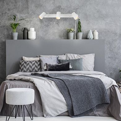 Globe Electric Matte White 3 lights LED Track Light Fixture