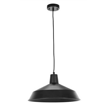 Globe Electric Barnyard Matte Black Pendant Light